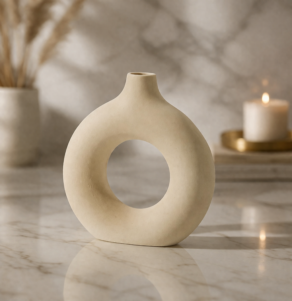 Ceramic Donut Vase