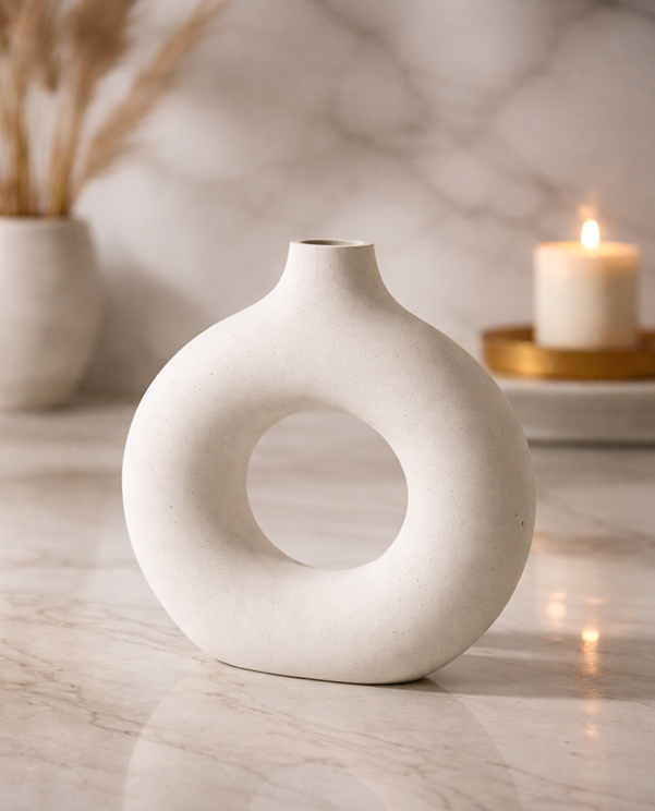 Ceramic Donut Vase