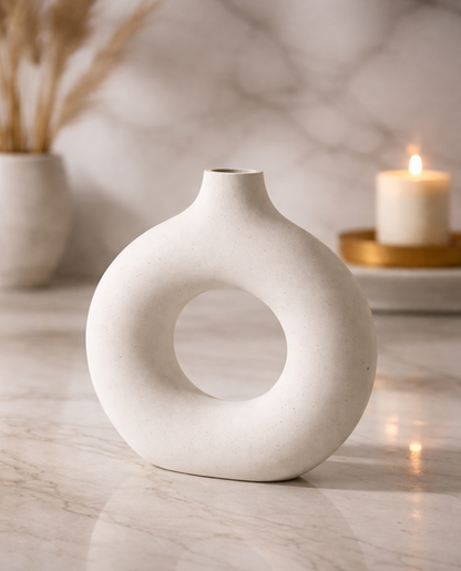 Ceramic Donut Vase