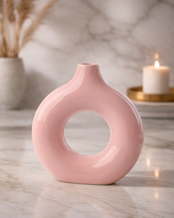Ceramic Donut Vase