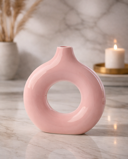 Ceramic Donut Vase