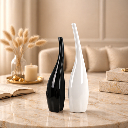 Nordic Luxe Sculptural Vase Set