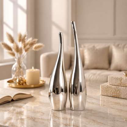 Nordic Luxe Sculptural Vase Set