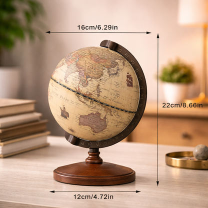 Vintage World Globe – Classic Home Decor