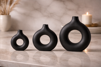 Ceramic Donut Vase