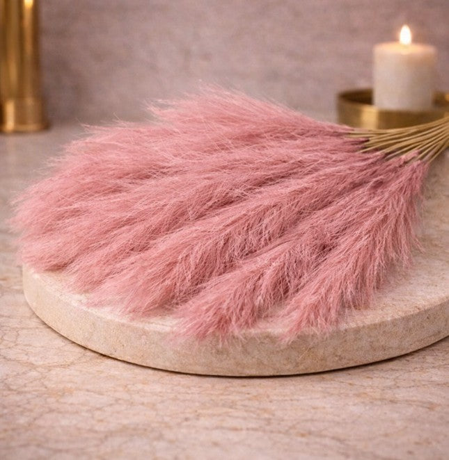 Mini Artificial Pampas Grass