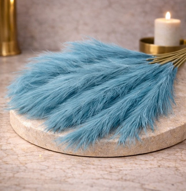 Mini Artificial Pampas Grass
