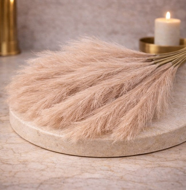 Mini Artificial Pampas Grass