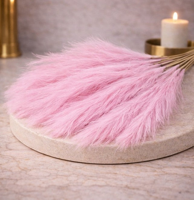 Mini Artificial Pampas Grass
